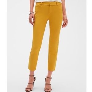 Banana Republic Cream and Black Sloan Fit Pants